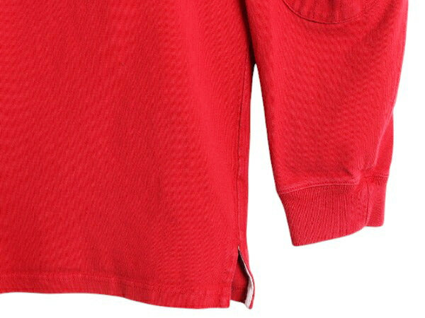 90s ポロ ラルフローレン ラガーシャツ メンズ XL 古着 オールド ラグビー コットン 長袖シャツ ヘビーウェイト ワンポイント 大きいサイズ