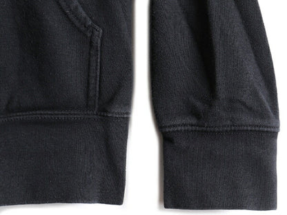 人気 黒 ■ ノースフェイス プリント スウェット フード パーカー ( レディース M ) 古着 The North Face トレーナー プルオーバー 裏起毛