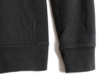 人気 黒 ■ ノースフェイス 迷彩 プリント スウェット フード パーカー レディース M / 古着 The North Face スエット プルオーバー 裏起毛