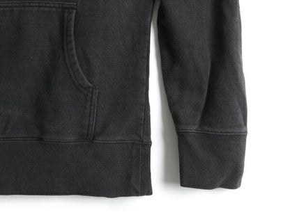 ■ ノースフェイス プリント スウェット フード パーカー ( レディース L ) The North Face アウトドア プルオーバー 裏起毛 黒 ブラック