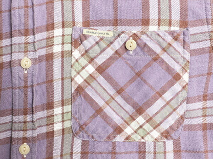 デニム&サプライ ラルフローレン チェック フランネル シャツ メンズ XL DENIM&SUPPLY ポロ ネルシャツ 長袖シャツ コットン 大きいサイズ