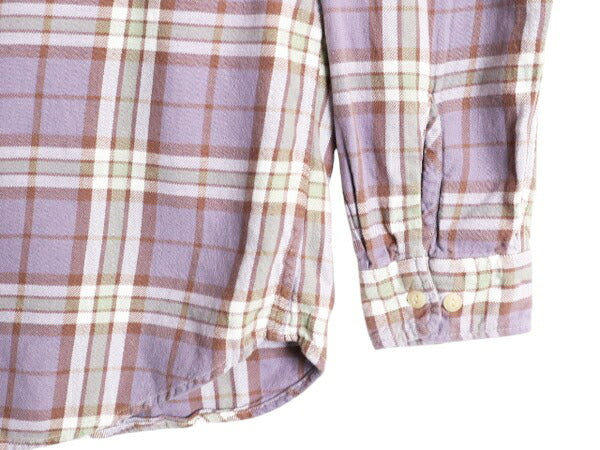 デニム&サプライ ラルフローレン チェック フランネル シャツ メンズ XL DENIM&SUPPLY ポロ ネルシャツ 長袖シャツ コットン 大きいサイズ