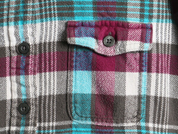 16年製 ■ パタゴニア ロングスリーブ フィヨルド フランネル 長袖 シャツ ( 2 レディース XS 程) Patagonia アウトドア ヘビー ネルシャツ