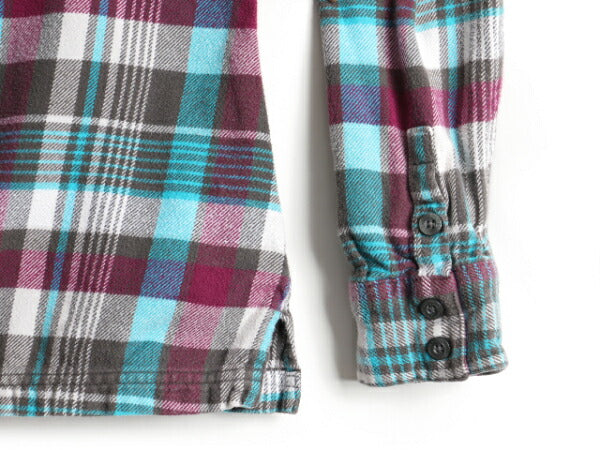 16年製 ■ パタゴニア ロングスリーブ フィヨルド フランネル 長袖 シャツ ( 2 レディース XS 程) Patagonia アウトドア ヘビー ネルシャツ