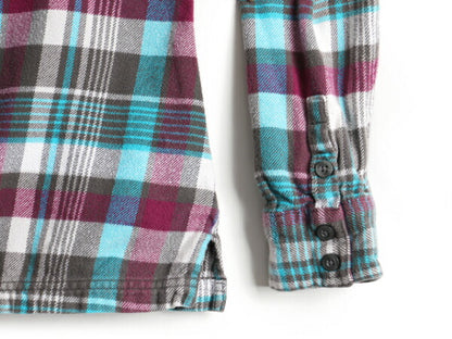 16年製 ■ パタゴニア ロングスリーブ フィヨルド フランネル 長袖 シャツ ( 2 レディース XS 程) Patagonia アウトドア ヘビー ネルシャツ