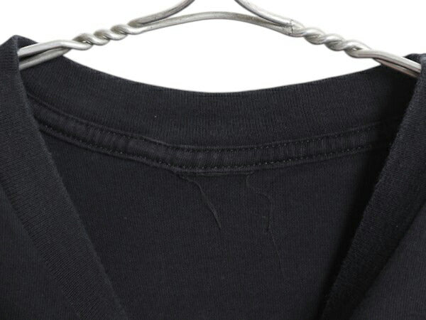 00s ハーレー ダビットソン 両面 プリント Tシャツ メンズ L 程/ 古着 オールド オフィシャル バイク メッセージ イラスト グラフィック 黒