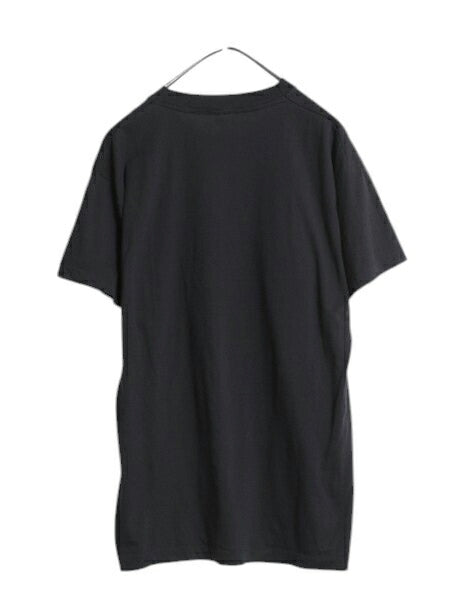 90s ホットロッド イラスト プリント Tシャツ XL 小さめ L 古着 ヴィンテージ アート グラフィック シングルステッチ レーシング アメ車 黒