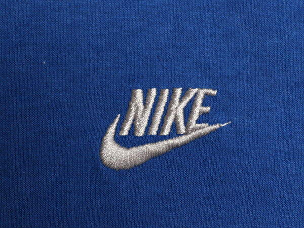 デッドストック 00s ナイキ ワンポイント 刺繍 リンガー Tシャツ メンズ XL / オールド スウッシュ ロゴ コットン ツートン 大きいサイズ