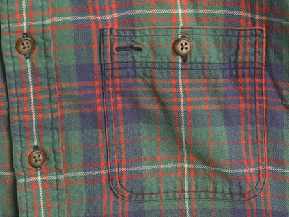 ラグビー ラルフローレン チェック フランネル シャツ メンズ XL ポロ ワーク 長袖シャツ ネルシャツ ポケット付き コットン マルチカラー