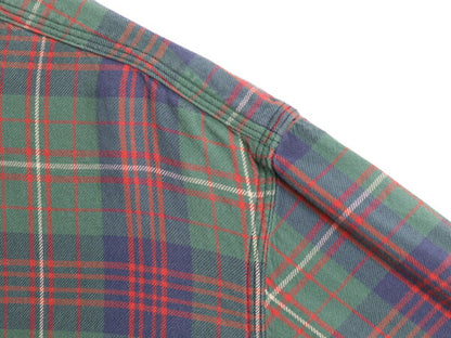 ラグビー ラルフローレン チェック フランネル シャツ メンズ XL ポロ ワーク 長袖シャツ ネルシャツ ポケット付き コットン マルチカラー