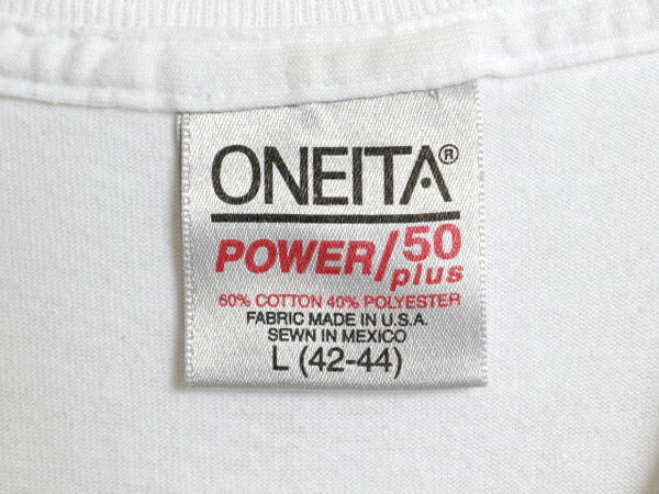 90s エロ ジョーク メッセージ プリント 半袖 Tシャツ メンズ L / オールド グラフィック イラスト シングルステッチ シンプル 白 当時物
