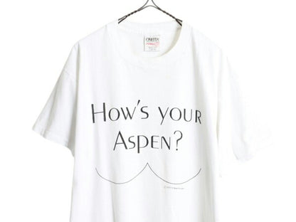 90s エロ ジョーク メッセージ プリント 半袖 Tシャツ メンズ L / オールド グラフィック イラスト シングルステッチ シンプル 白 当時物