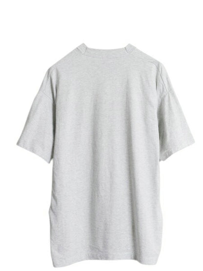 90s USA製 アート イラスト プリント Tシャツ メンズ XL オールド グラフィック シングルステッチ アウトドア 大きいサイズ 霜降り グレー