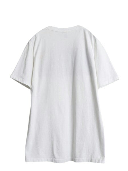 90s USA製 アート イラスト プリント Tシャツ メンズ レディース L 古着 オールド グラフィック シングルステッチ ヘビーウェイト ホワイト