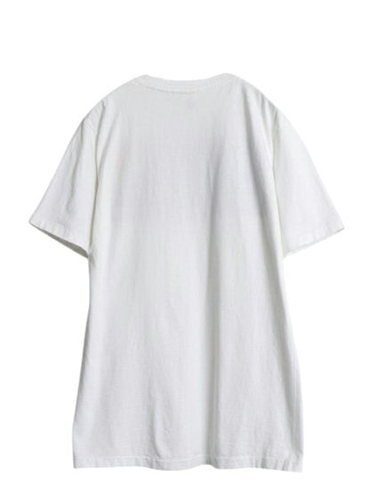 90s USA製 アート イラスト プリント Tシャツ メンズ レディース L 古着 オールド グラフィック シングルステッチ ヘビーウェイト ホワイト