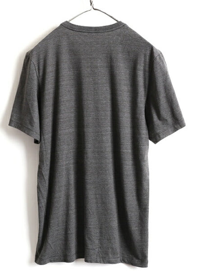 ■ ノースフェイス プリント 半袖 Tシャツ メンズ M 古着 The North Face アウトドア 半袖Tシャツ プリントTシャツ ロゴT チャコールグレー
