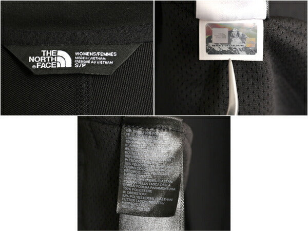 US企画 ノースフェイス ソフトシェル ジャケット レディース S / The North Face WIND WALL 防風 フルジップ ジャンパー ブルゾン 企業 黒