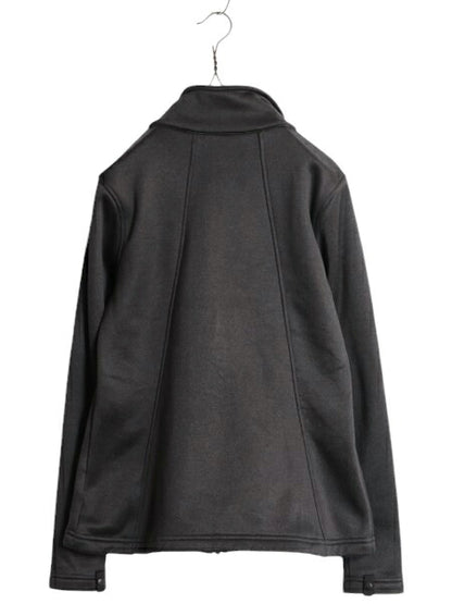 ノースフェイス フルジップ ストレッチ ジャケット レディース M アウトドア The North Face 裏 フリース ブルゾン フルジップ トラック 灰