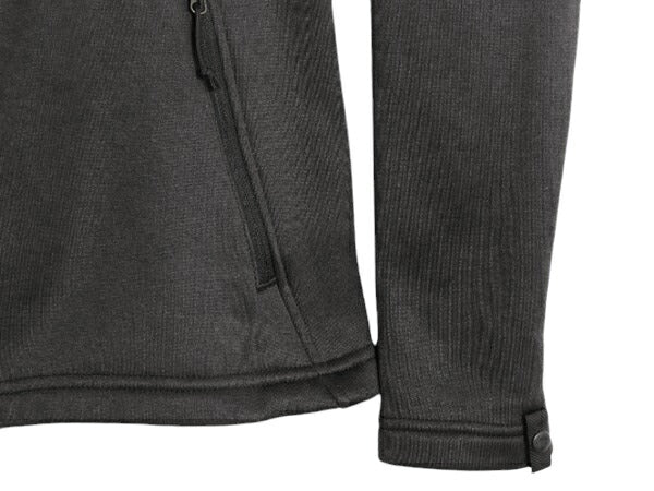 ノースフェイス フルジップ ストレッチ ジャケット レディース M アウトドア The North Face 裏 フリース ブルゾン フルジップ トラック 灰