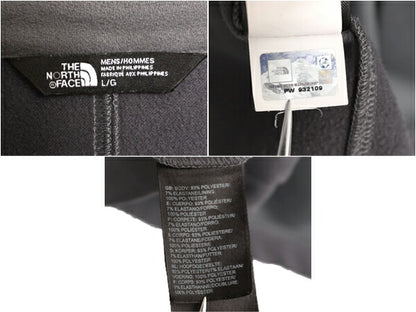 ノースフェイス フルジップ ストレッチ トラック ジャケットメンズ L アウトドア The North Face 裏 フリース ブルゾン フルジップ グレー
