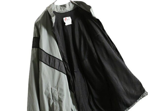 90s 99年製 米軍実物 US ARMY ナイロン トレーニング ジャケット LARGE REGULAR / オールド 軍物 IPFU ミリタリー ブルゾン ジャンパー 灰