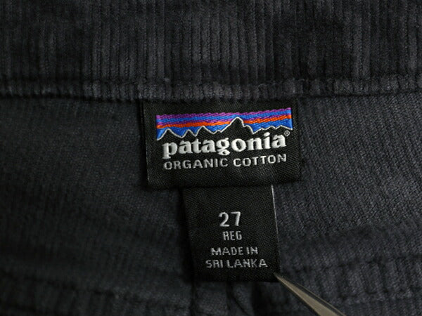 パタゴニア 細畝 コーデュロイ パンツ レディース 27 古着 PATAGONIA アウトドア スラックス ストレート ストレッチ オーガニック コットン