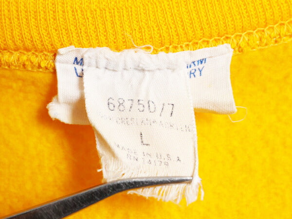 70s USA製 シアーズ トラック ジャケット メンズ レディース L 小さめ M 程 ヴィンテージ SEARS フルジップ ジャージ ハイネック ツートン