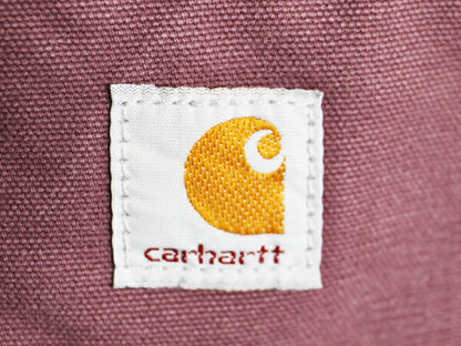 US企画 カーハート モックネック ダック ベスト レディース M 古着 CARHARTT ワーク 裏 フリース フルジップ 重ね着 厚手 廃盤 ハイネック