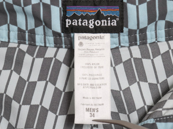 パタゴニア ウェーブ フェアラー ボード ショーツ メンズ 34 12年製 総柄 ナイロン スイム サーフ ショートパンツ 短パン 海パン 水陸両用