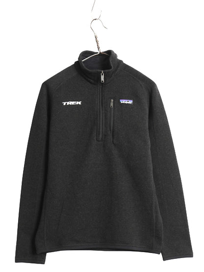 パタゴニア ベターセーター ハーフジップ メンズ S / 18年製 アウトドア フリース セーター 裏起毛 プルオーバー ジャケット 企業 ブラック