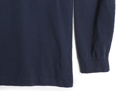 パタゴニア 両面 プリント 長袖 Tシャツ メンズ M 19年製 アウトドア ロンT ロングスリーブ P6 バックプリント ボックスロゴ カットソー 紺