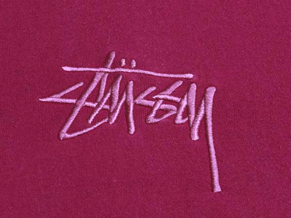 USA製 ステューシー スウェット フード パーカー メンズ L / トレーナー ヘビーウェイト プルオーバー 裏起毛 ワンポイント ストック ロゴ