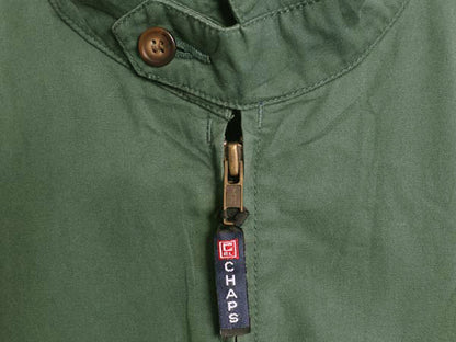 00s チャップス ラルフローレン コットン スイングトップ ジャケット メンズ M オールド ポロ ブルゾン フルジップ ワンポイント グリーン