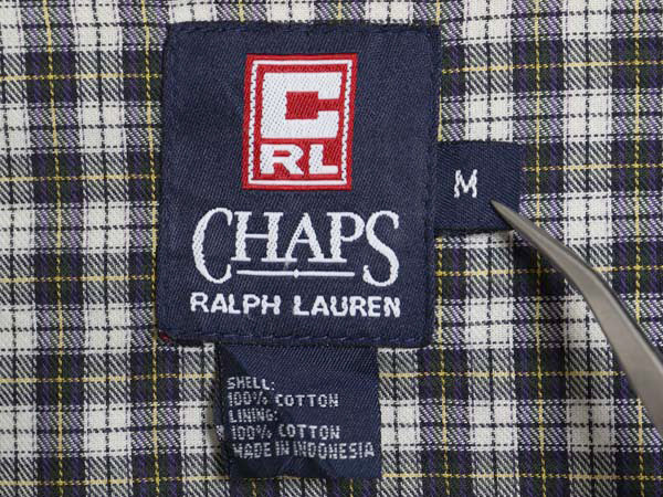 00s チャップス ラルフローレン コットン スイングトップ ジャケット メンズ M オールド ポロ ブルゾン フルジップ ワンポイント グリーン