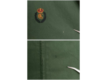 00s チャップス ラルフローレン コットン スイングトップ ジャケット メンズ M オールド ポロ ブルゾン フルジップ ワンポイント グリーン