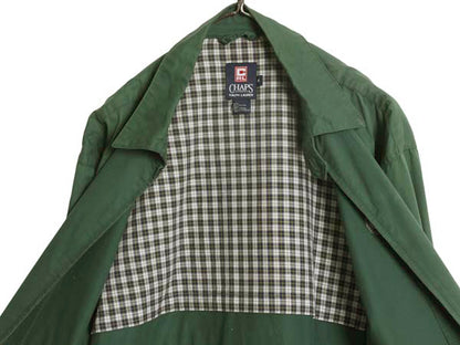00s チャップス ラルフローレン コットン スイングトップ ジャケット メンズ M オールド ポロ ブルゾン フルジップ ワンポイント グリーン