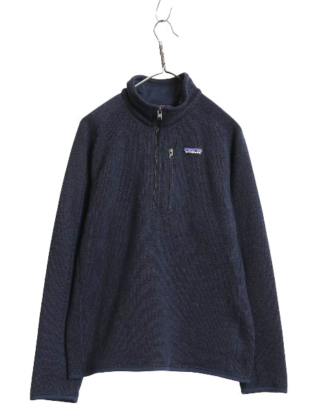 パタゴニア ベターセーター ハーフジップ メンズ XL 19年製 裏起毛 フリース セーター プルオーバー ジャケット ブルゾン 大きいサイズ 紺