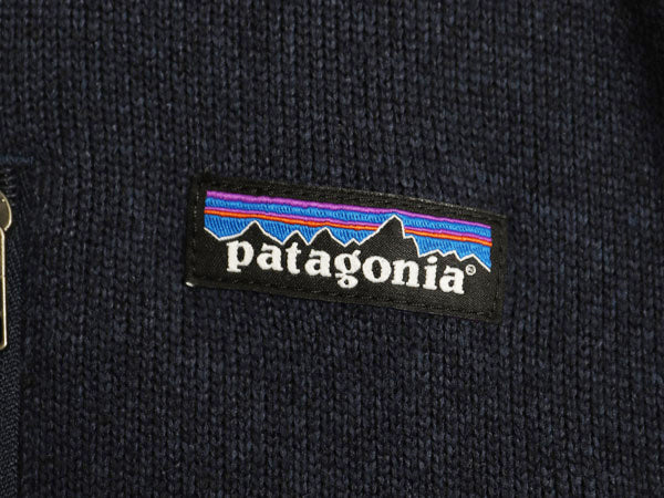 パタゴニア ベターセーター ハーフジップ メンズ XL 19年製 裏起毛 フリース セーター プルオーバー ジャケット ブルゾン 大きいサイズ 紺