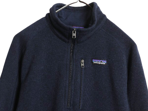 パタゴニア ベターセーター ハーフジップ メンズ XL 19年製 裏起毛 フリース セーター プルオーバー ジャケット ブルゾン 大きいサイズ 紺