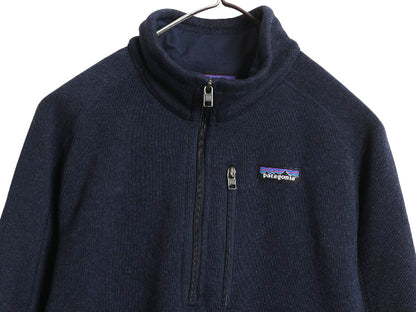 パタゴニア ベターセーター ハーフジップ メンズ XL 19年製 裏起毛 フリース セーター プルオーバー ジャケット ブルゾン 大きいサイズ 紺