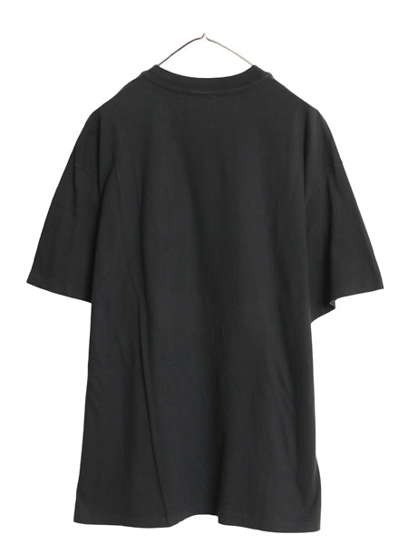 90s USA製  ゴリラ 大判 アート イラスト プリント Tシャツ メンズ XL オールド アニマル グラフィック シングルステッチ 大きいサイズ 黒