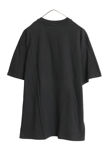 90s USA製  ゴリラ 大判 アート イラスト プリント Tシャツ メンズ XL オールド アニマル グラフィック シングルステッチ 大きいサイズ 黒