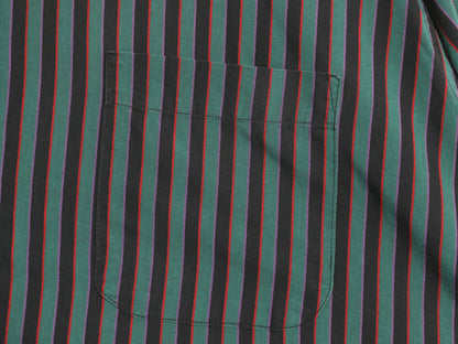 80s USA製 バーバリー ストライプ 長袖 シャツ メンズ XL ヴィンテージ コットン カジュアル ドレス ワイシャツ マルチカラー 大きいサイズ