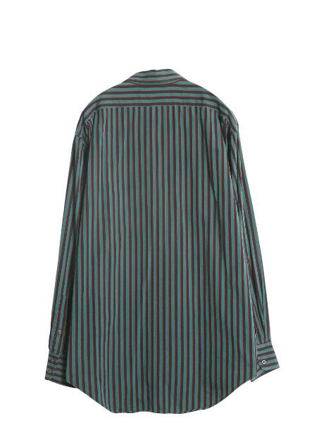 80s USA製 バーバリー ストライプ 長袖 シャツ メンズ XL ヴィンテージ コットン カジュアル ドレス ワイシャツ マルチカラー 大きいサイズ