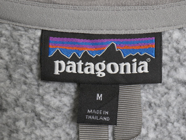 パタゴニア ベターセーター ハーフジップ レディース M 18年製 フリース セーター アウトドア 裏起毛 プルオーバー ブルゾン ジャケット 灰