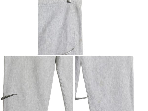 90s チャンピオン リバースウィーブ スウェット パンツ メンズ レディース M / オールド 目無し 無地 トレーナー ヘビーウェイト 裏起毛 灰