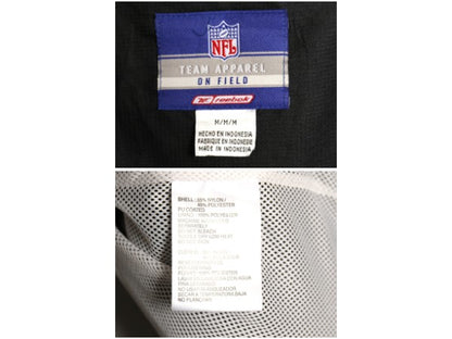 スティーラーズ ナイロン トラック ジャケット メンズ M / NFL オフィシャル リーボック フルジップ ウィンドブレーカー アメフト ブラック
