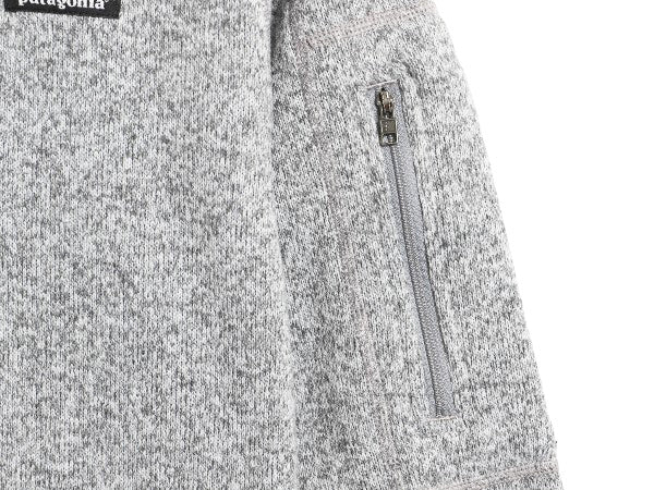 パタゴニア ベターセーター ハーフジップ レディース L 17年製 アウトドア 裏起毛 セーター フリース プルオーバー ジャケット ブルゾン 灰