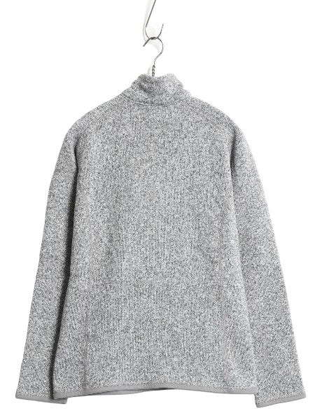 パタゴニア ベターセーター ハーフジップ レディース L 17年製 アウトドア 裏起毛 セーター フリース プルオーバー ジャケット ブルゾン 灰