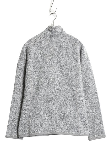 パタゴニア ベターセーター ハーフジップ レディース L 17年製 アウトドア 裏起毛 セーター フリース プルオーバー ジャケット ブルゾン 灰